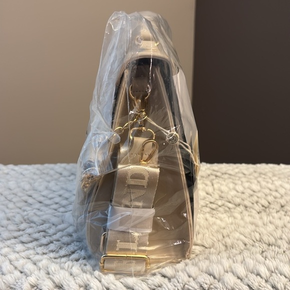 Valentino Orlandi Cream Vegan Leather Cream  Satchel with wallet - Picture 7 of 8